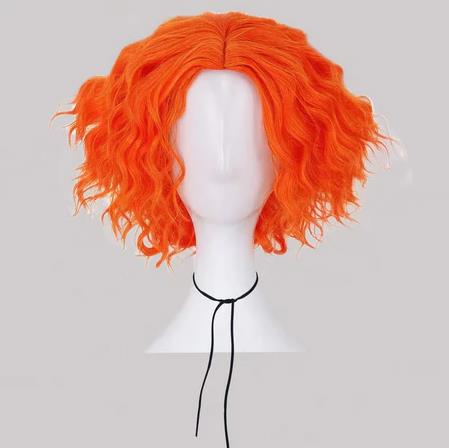 Anime Cosplay Orange Hair - Pelucas de Cosplay de Sombrerero Loco,