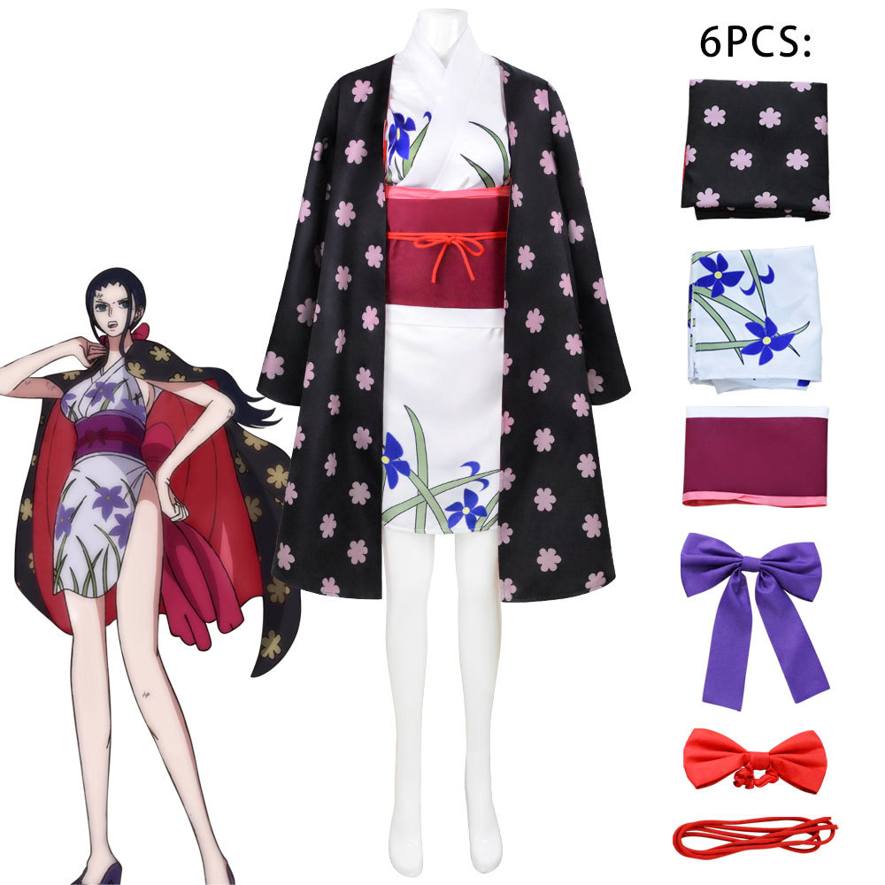Anime Cosplay Nico Robin - Conjunto de Disfraz de Cosplay de