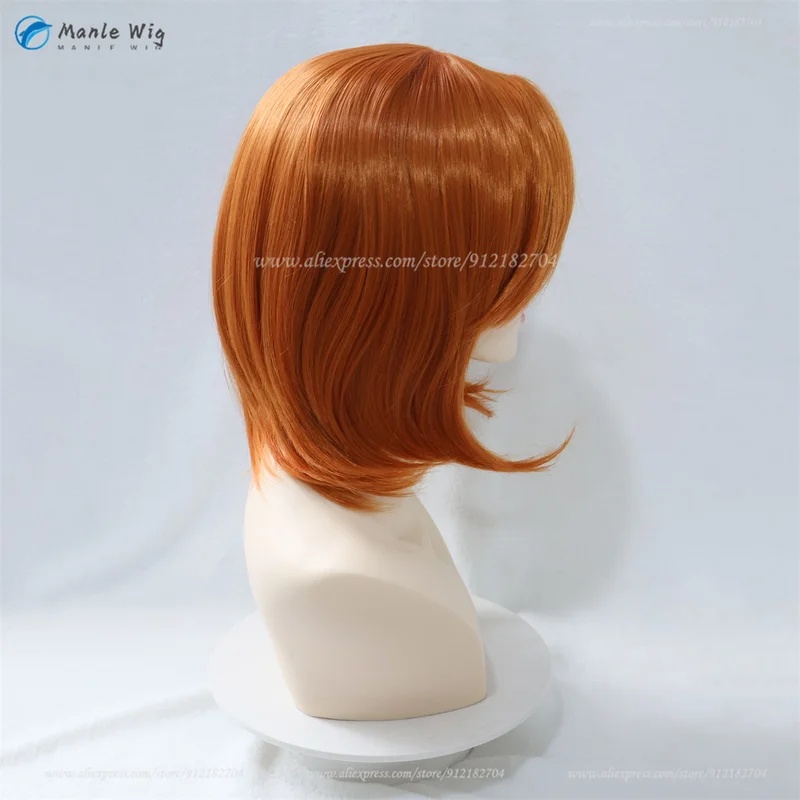 Anime Cosplay Orange Hair - 3,v;5'h\8/Peluca de cosplay de Ryugu Rena