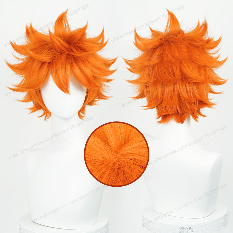 Anime Cosplay Orange Hair - Peluca de Cosplay Hinata Shoyo, pelo