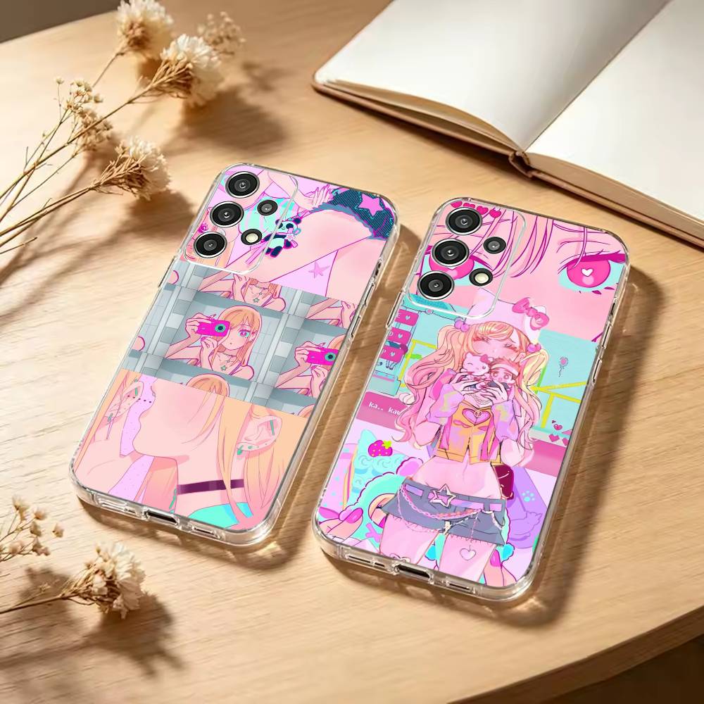 Anime Cosplay Quotes - Funda Transparente Suave para Teléfono con