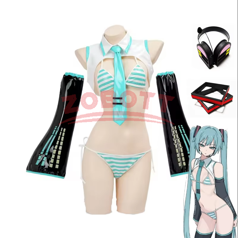 Anime Cosplay Miku - Juego de Anime Miku Cosplay Miku
