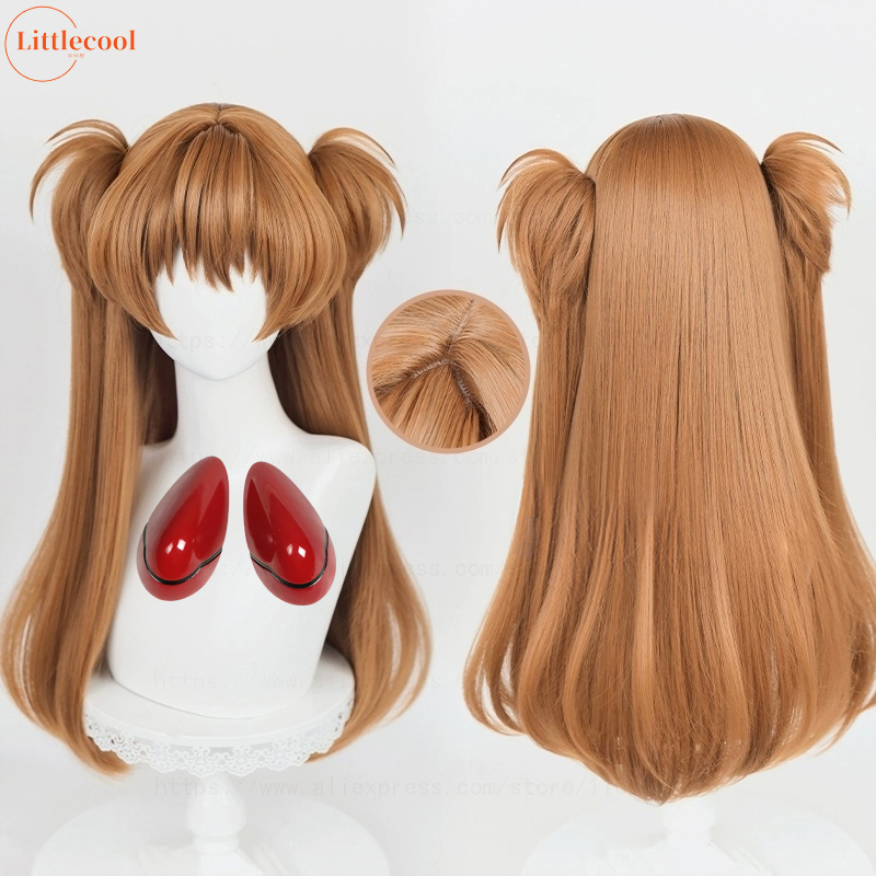 Anime Cosplay Orange Hair - Peluca de Cosplay EVA Asuka Langley