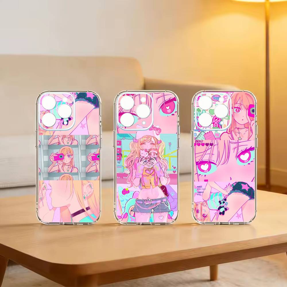Anime Cosplay Quotes - Funda de Teléfono Transparente con Diseño