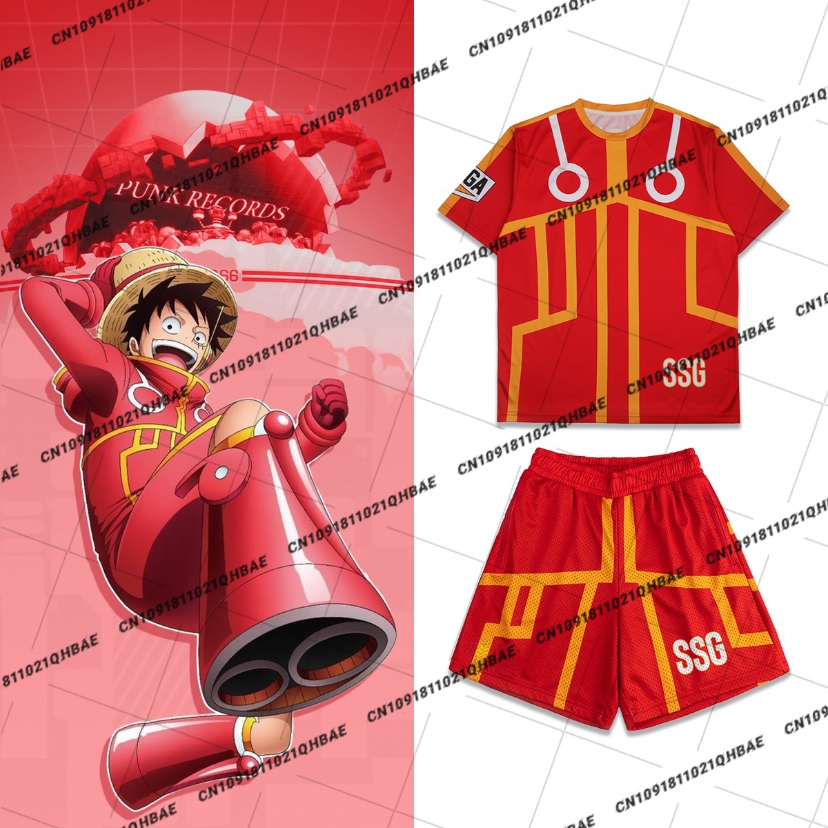 Anime Cosplay Costumes - Nuevo Conjunto de Camiseta y Pantalones