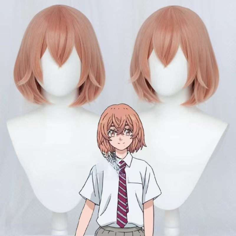 Anime Cosplay Orange Hair - Peluca de Cosplay de Tokyo Revengers
