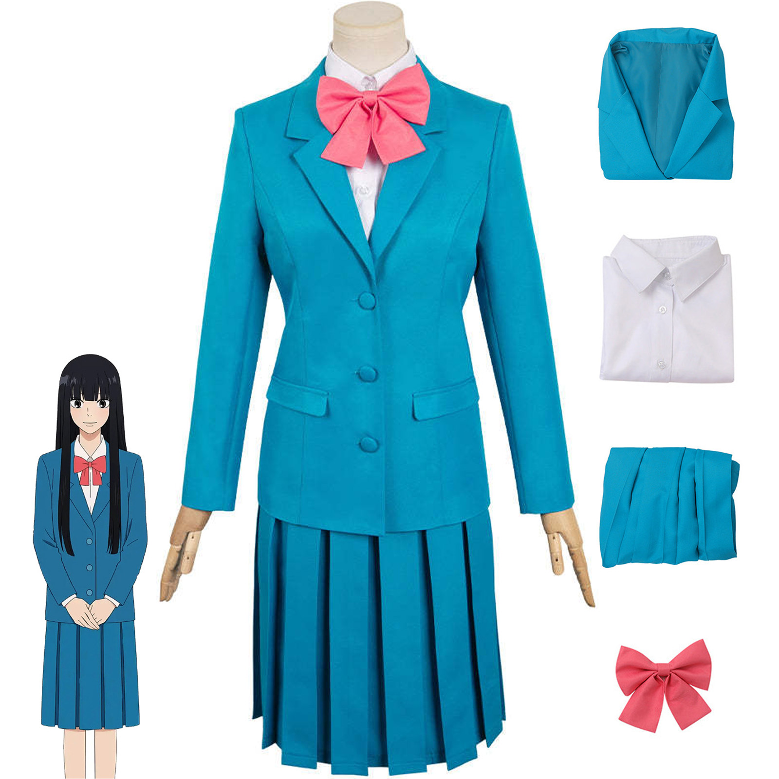 Anime Cosplay Kakegurui - Disfraz de Anime Kimi Ni Todoke