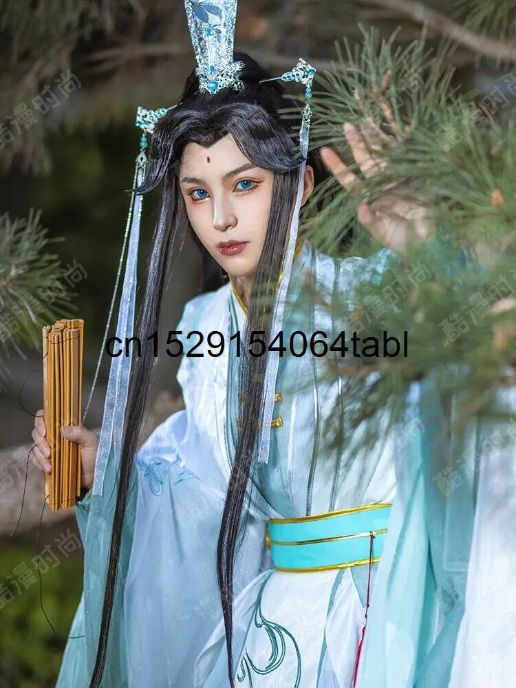 Anime Cosplay Wig - Nuevo disfraz de Tian Guan Ci