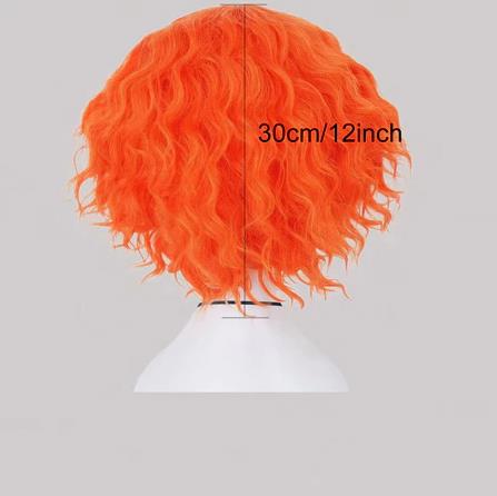 Pelucas de Cosplay de Sombrere - Anime Cosplay Orange Hair reseña y precio