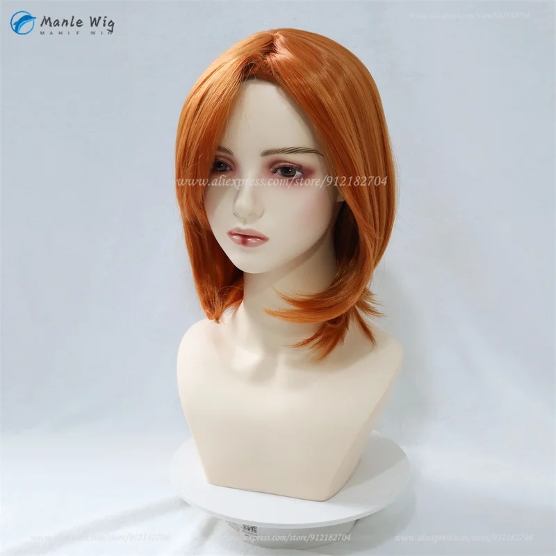 3,v;5'h\8/Peluca de cosplay de - Anime Cosplay Orange Hair reseña y precio