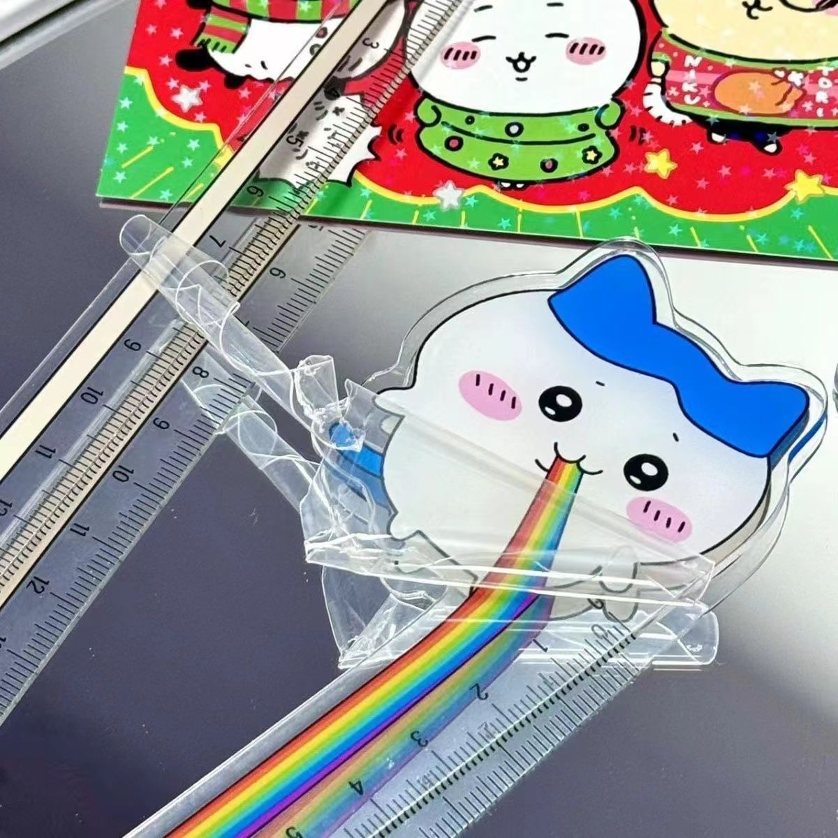 Regla recta de Kawaii Chiikawa - Anime Cosplay Drawing reseña y precio