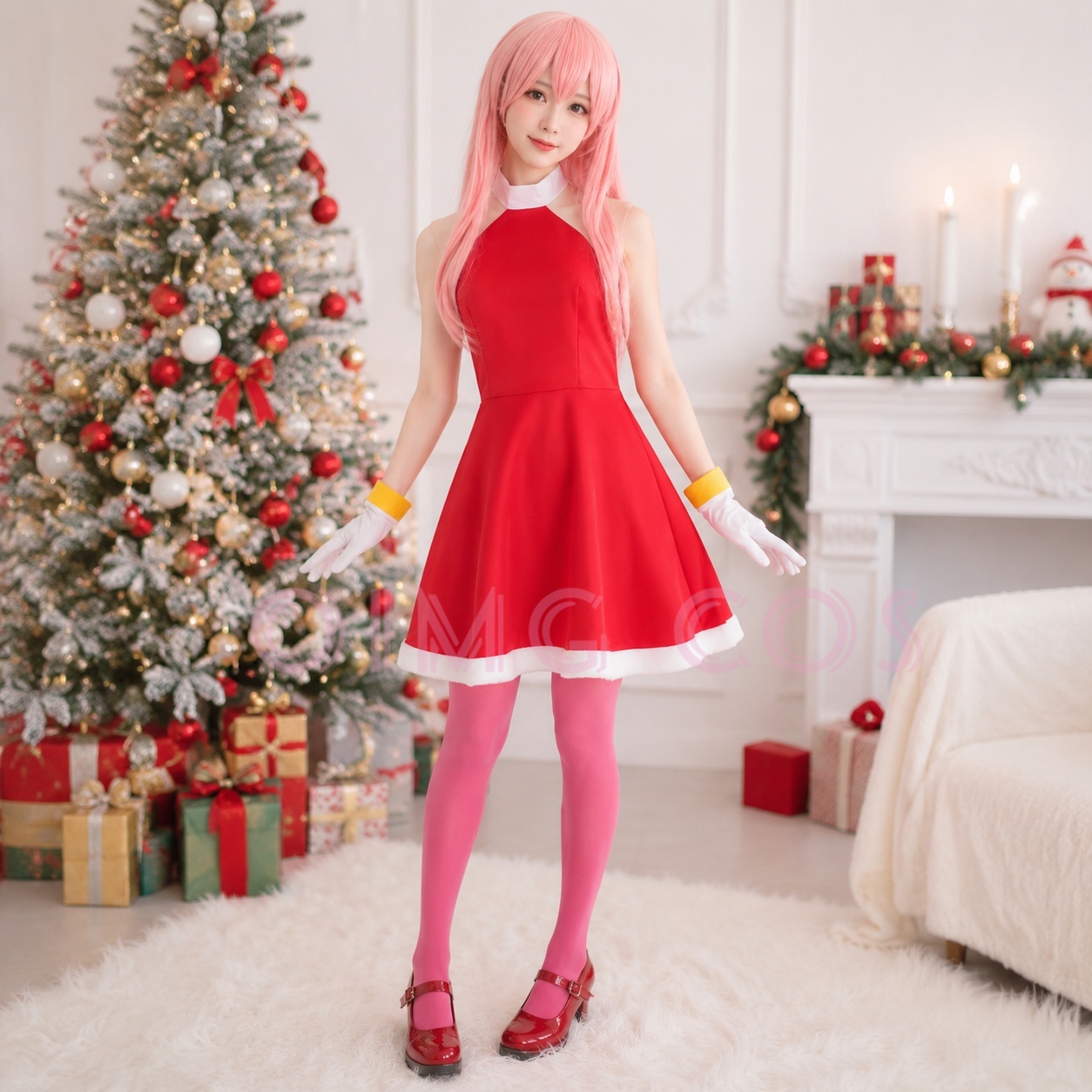 Disfraz de Cosplay de Amy Rose - Anime Cosplay Dress For Women reseña y precio