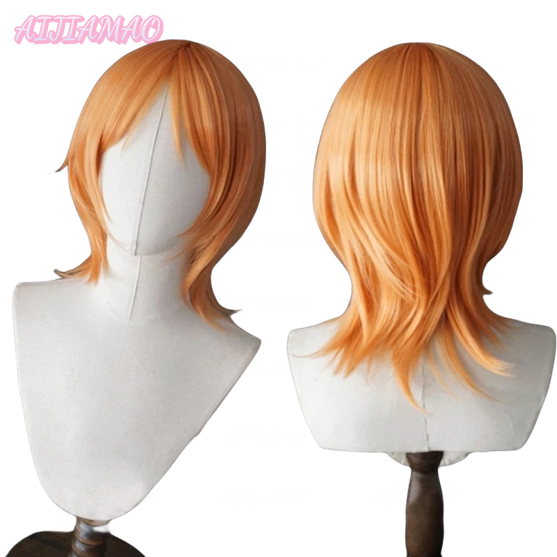 Peluca de Cosplay de Anime Nam - Anime Cosplay Orange Hair reseña y precio