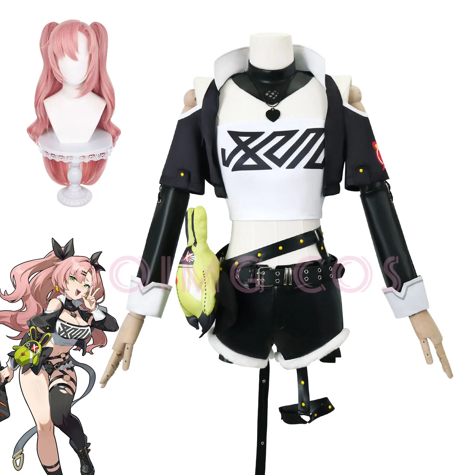 Disfraz de Cosplay de Nicole D - Anime Cosplay Wig reseña y precio
