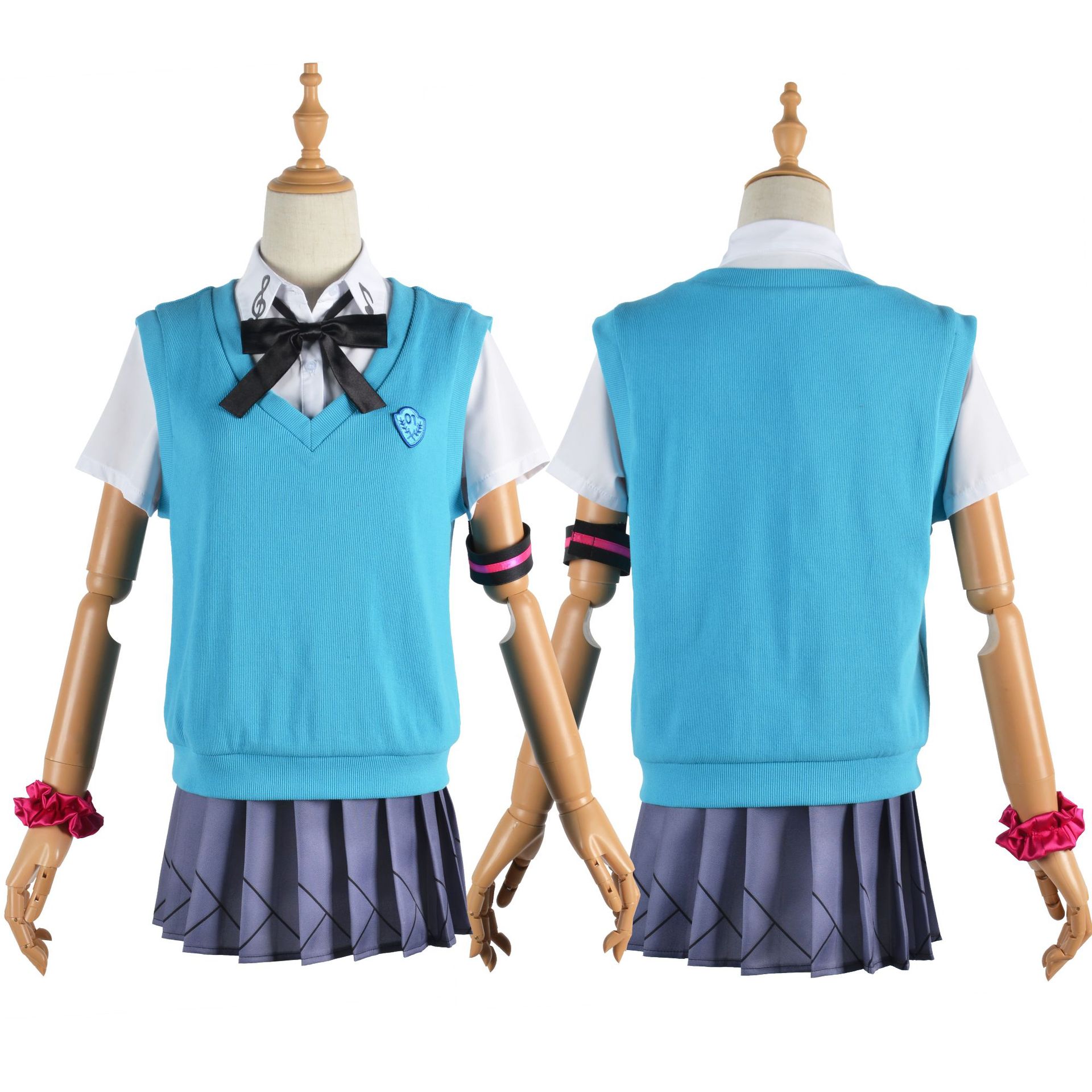 Traje de cosplay de ídolo virt - Anime Cosplay Miku reseña y precio