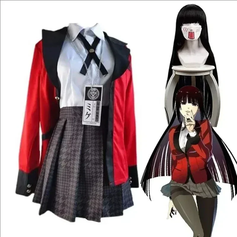 Disfraz de Cosplay de Anime Ka - Anime Cosplay Kakegurui reseña y precio