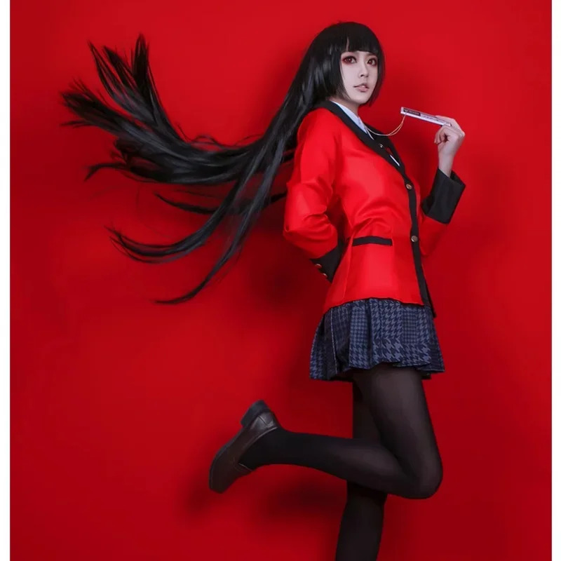Jabami Yumeko-zapatos de Cospl - Anime Cosplay Kakegurui reseña y precio