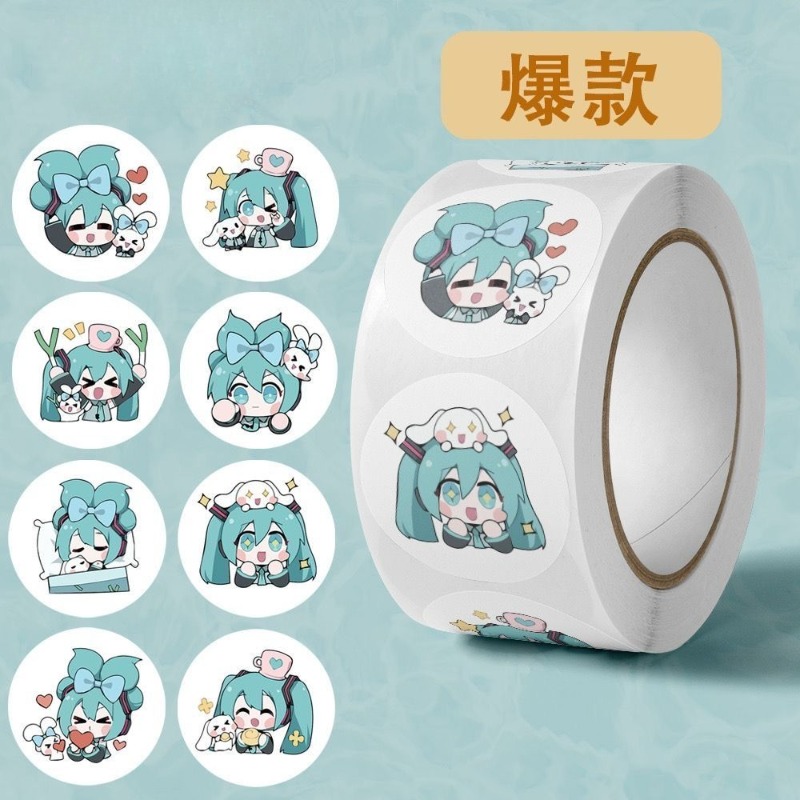 Pegatinas Estéticas de Hatsune - Anime Cosplay Miku reseña y precio