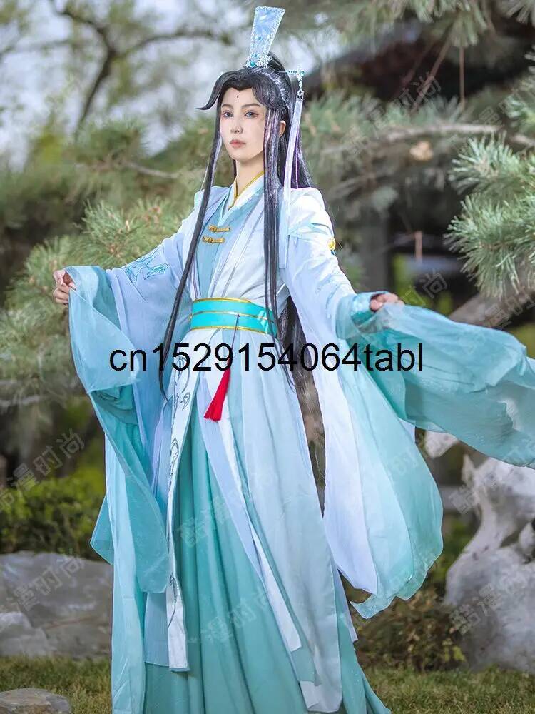 Nuevo disfraz de Tian Guan Ci  - Anime Cosplay Wig reseña y precio
